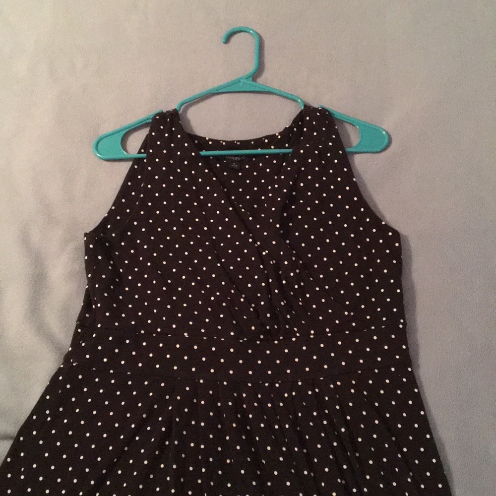 Lands’ End fit and flare dress